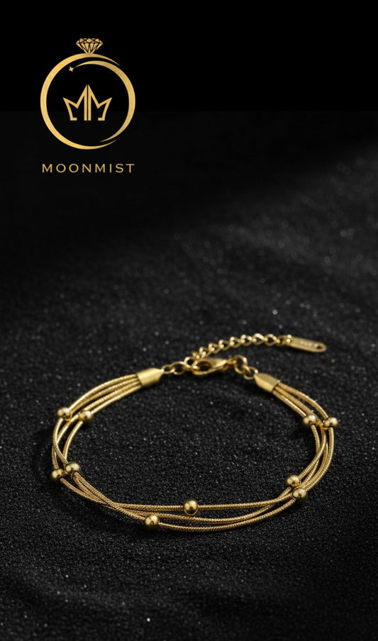 Stellar Multi-Strand Orbit Bracelet