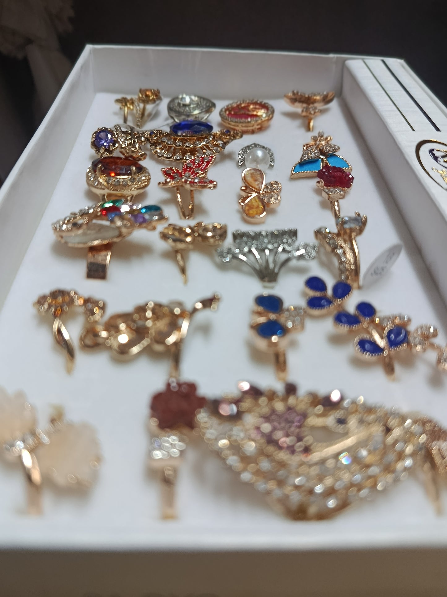 Multi-Piece Costume Jewelry Ring Set