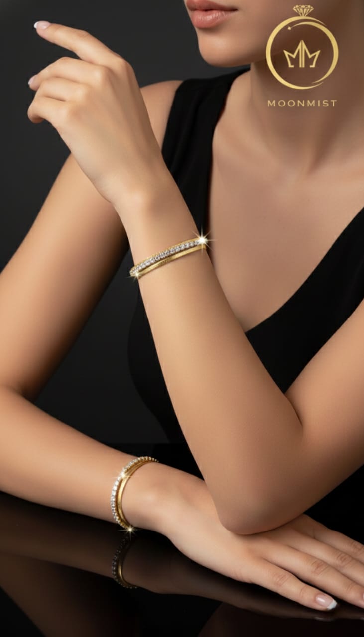 18K Gold-Plated Tennis bracelet