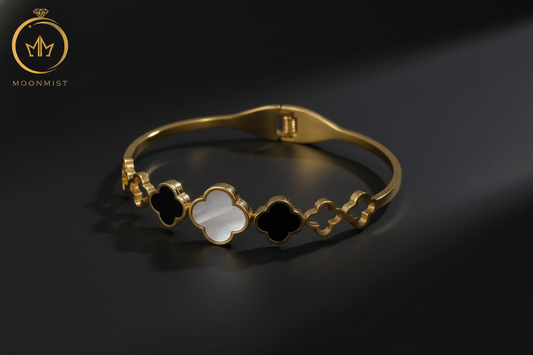 A Gold-Toned Bangle Bracelet