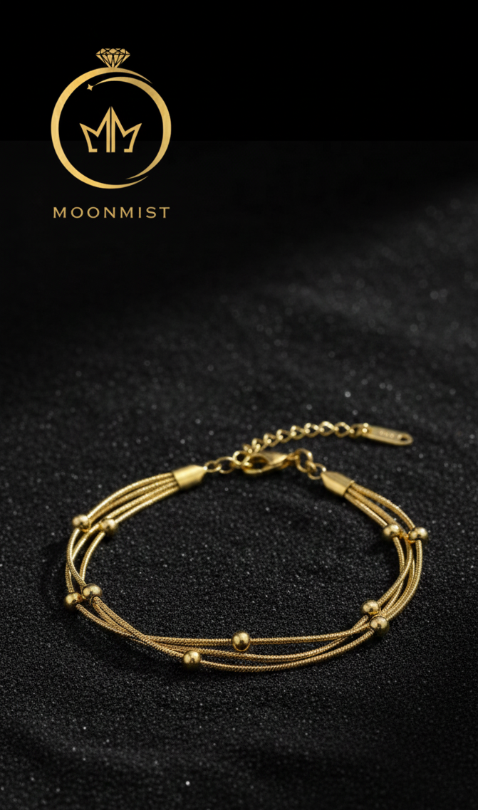Stellar Multi-Strand Orbit Bracelet