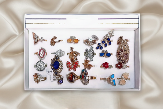 Multi-Piece Costume Jewelry Ring Set