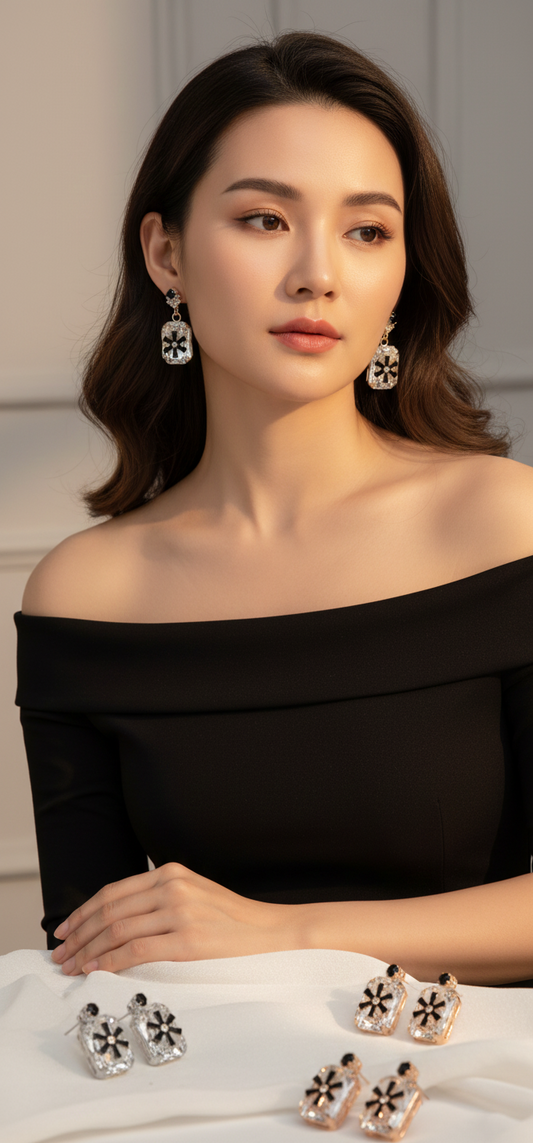 Crystal Drop Earrings